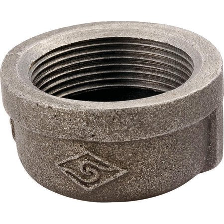 18-3/4B   CAP BLACK MALLEABLE 3/4