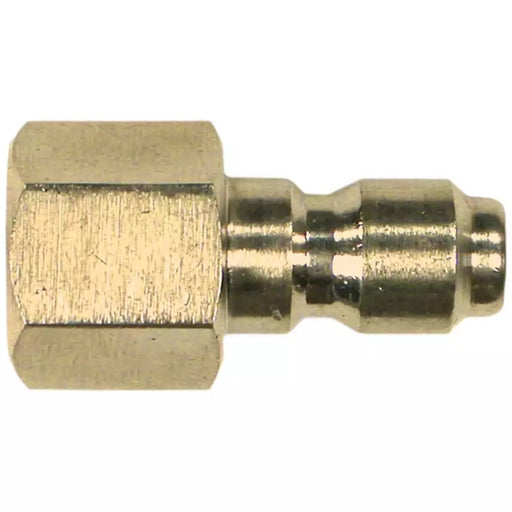3/8" Brass/Plated QC Nipple/Plug FNPT