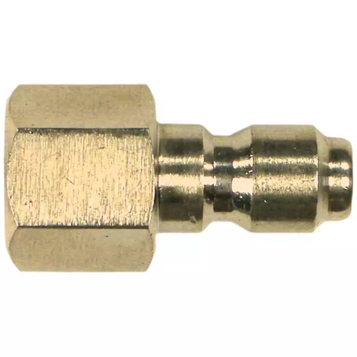 3/8" Brass/Plated QC Nipple/Plug FNPT