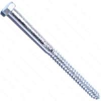 3/8 x 6 Hex Lag Screws - Galvanized  Box/50