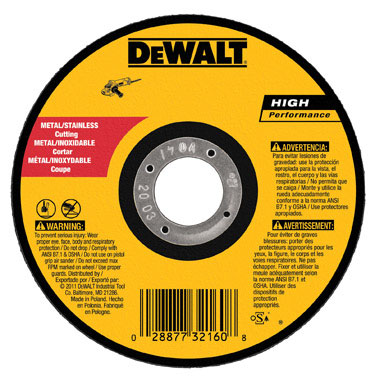 5" x 045 x 7/8" Metal Thin Cut-off Wheel -Type 1