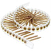 #8x1-1/2in Ylw Zinc #2Sq Flat  Screws