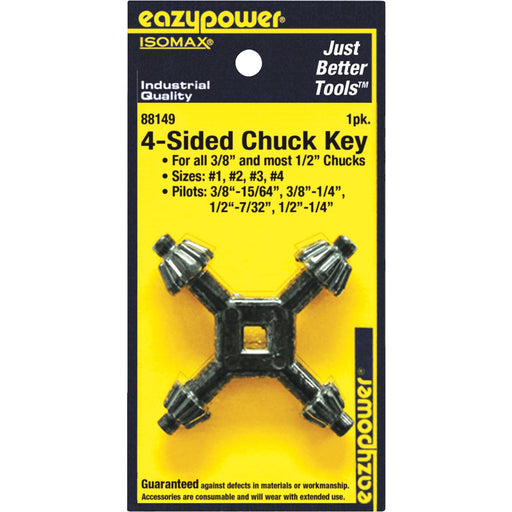 88149  KEY CHUCK 4 SIDED
