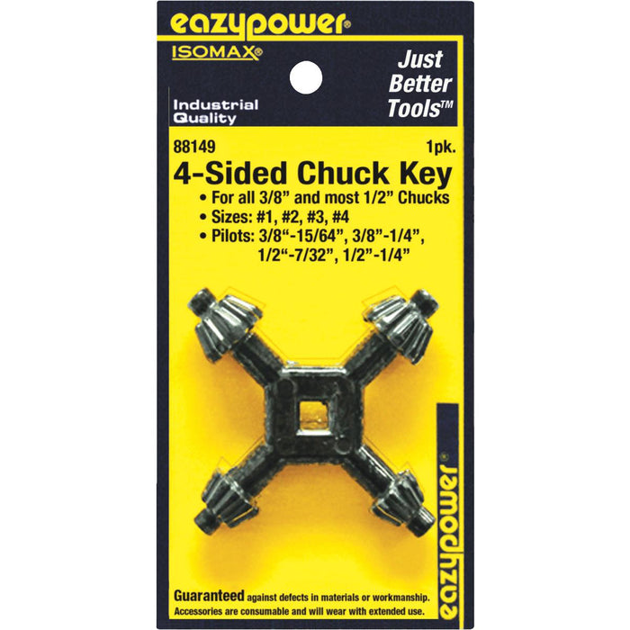 88149  KEY CHUCK 4 SIDED