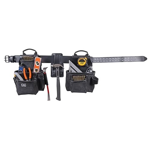 Heavy Duty Leather Tool Belt, Phantom Collection
