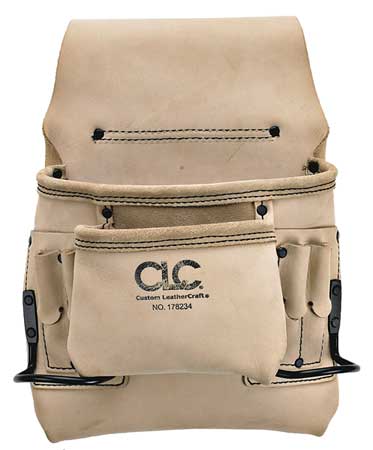 178234 - 8 Pocket Leather Tool Bag
