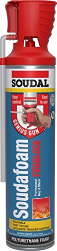Collapsible Foam Gel Adhesive, Gun Applied  29 oz Aerosol Can    Champagne