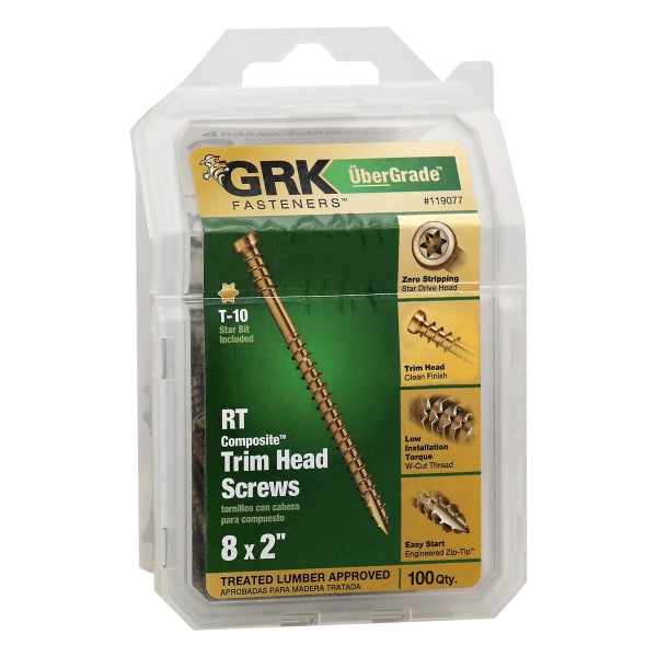 119077  SCREW TRIM 8X2IN