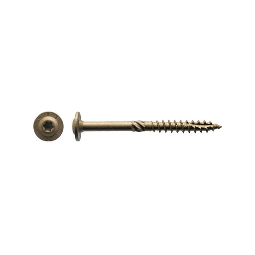15 x 3-1/2" Bronze T-30 Lag Screw 25/Bucket
