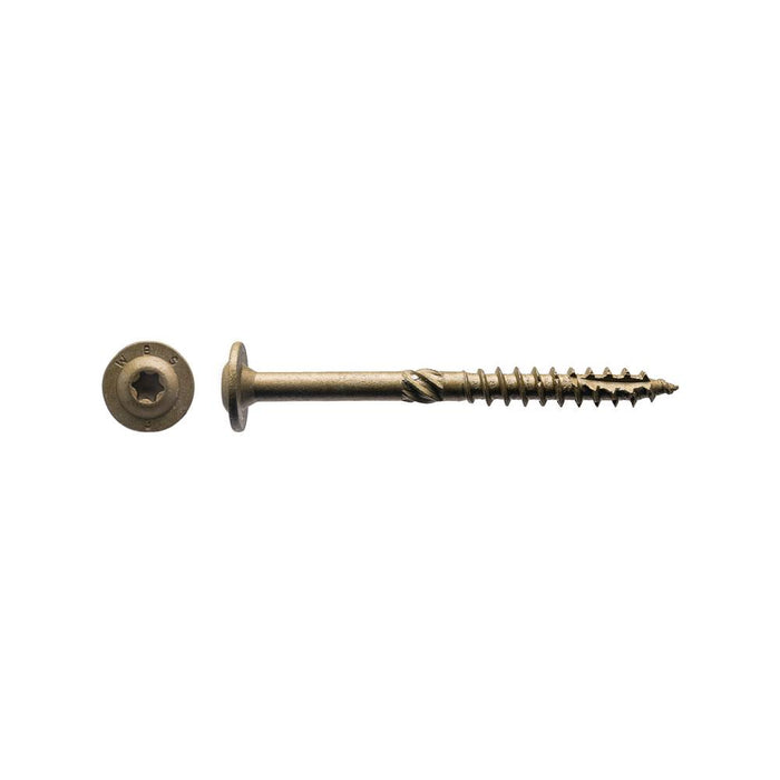 15 x 3-1/2" Bronze T-30 Lag Screw 25/Bucket