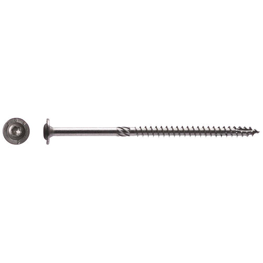 15 x 5" 316 Stainless T-30 Lag Screw 25/Bkt