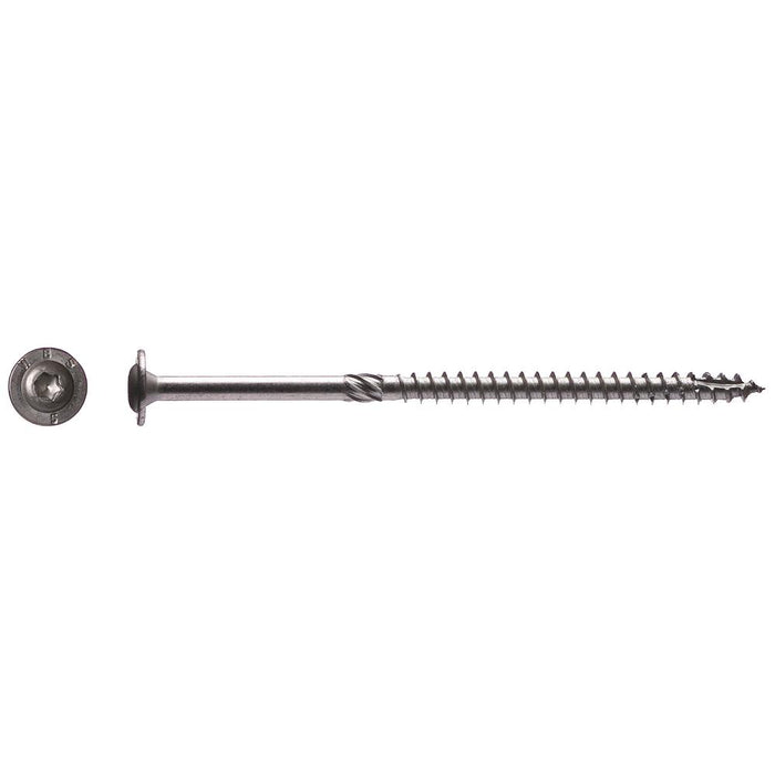 15 x 5" 316 Stainless T-30 Lag Screw 25/Bkt