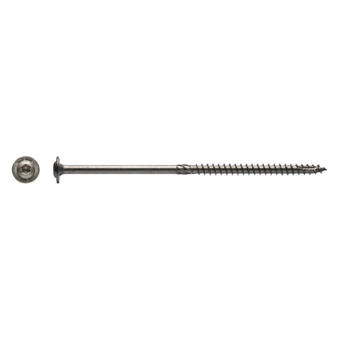 15 x 6" 316 Stainless T-30 Lag Screw 25/Bkt