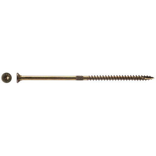 10 x 5" Gold T-25 Flat Head Screw 39/ct 1# Bucket