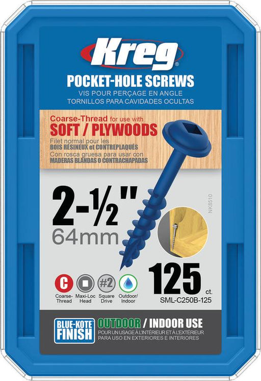 SML-C250B-125    SCREW WR 8 COARSE 2-1/2 125CT
