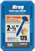 SML-C250B-125    SCREW WR 8 COARSE 2-1/2 125CT