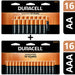 MN1500B16  BATTERY ALKALINE COPPER TOP 16/AA