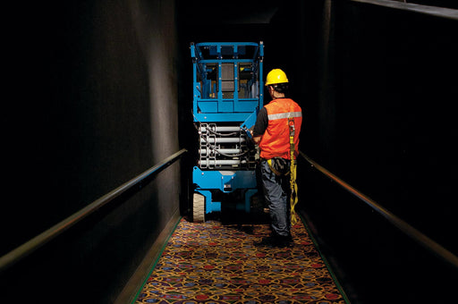 32' Narrow Scissors Lift Rental - Battery Powered (0)