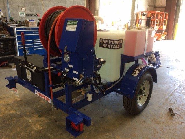 Rent a Trailer Sewer Jetter, 3000 PSI, 12gpm, Gas (1)