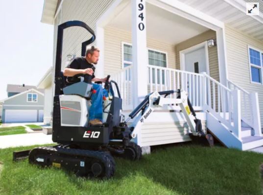 Mini Lithium Battery Electric Excavator Digger Rental, 2400 lbs. Zero Emi (1)