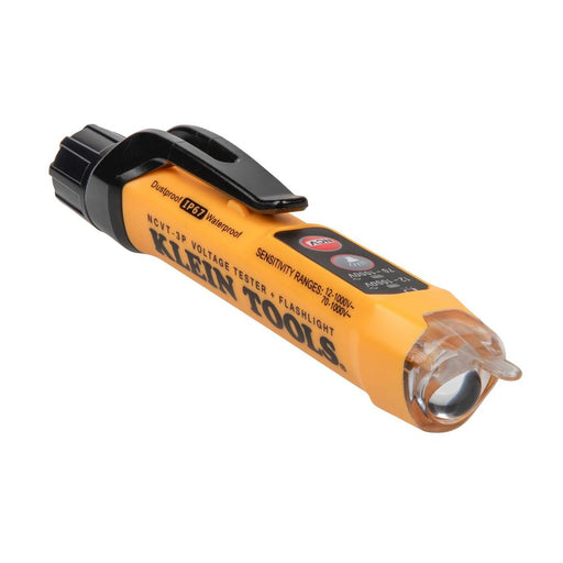 Dual Range Non-Contact Voltage Tester with Flashlight, 12 to 1000V AC