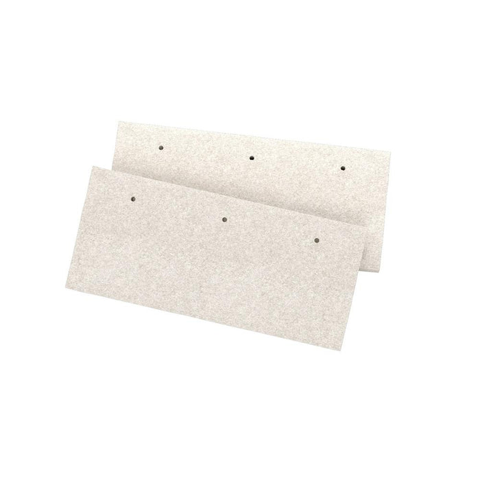 White Felt Pads (Pair)