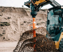 Earth auger attachment, High Flow for skidloader