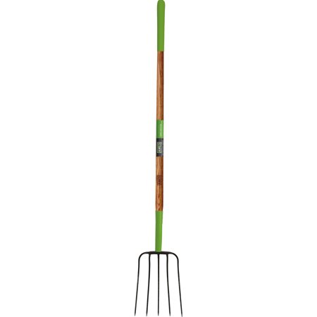 2826800 Manure Fork, 5 Tine w/Wood Handle