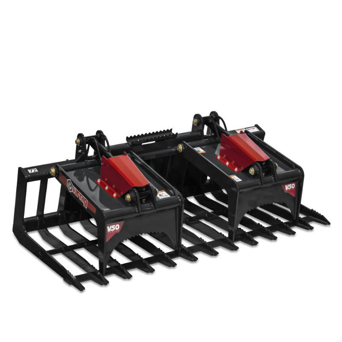 84" Brush Grapple. Open Bottom for Large Skidloader (3)