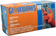 Heavy Duty Orange Nitrile Glove, XL, Box of 100