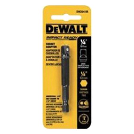 DEWALT 1/4" Hex To 1/4" Sq Imp Ready Sockt Adpt