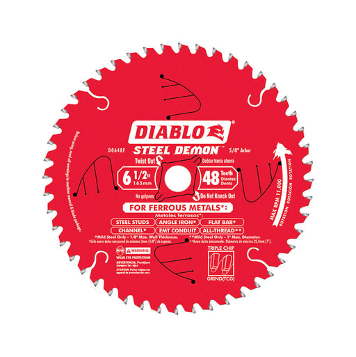 D0648CFX    BLADE SAW MTL-SS 48 TH 6-1/2IN