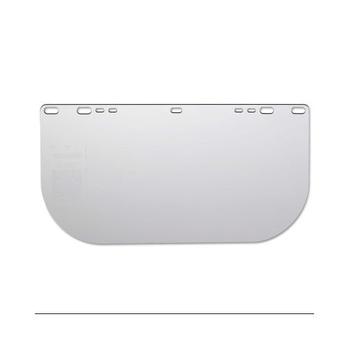 PETG Face Shield Window - Shape E - Unbound - Clear