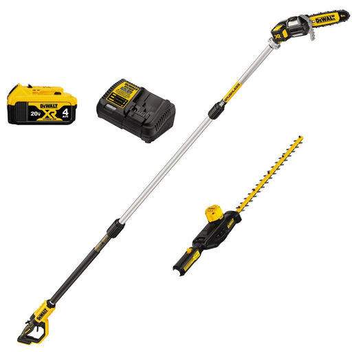 DEWALT 20V MAX* Cordless Pole Saw and Pole Hedge Trimmer Combo Kit