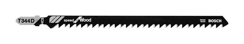 T344D 6" Bosch T style HCS 6th/in Jigsaw Blade 5PK