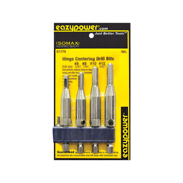 81779 HHinge Centering Bits 4 Pack