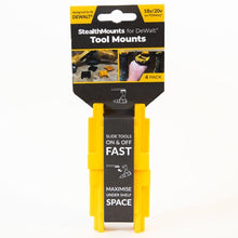 Dewalt 20V XR Tool Mount 4 Pack Yellow