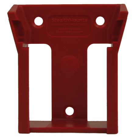 Milwaukee M18 Battery Mounts Red 6 Pack Red