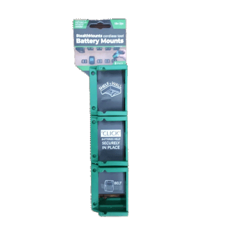 Metabo HPT Hitachi Battery Mounts   6 Pack Green