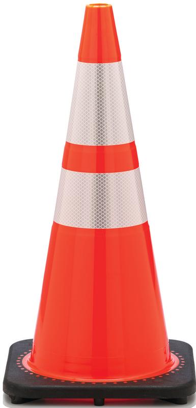 3004237 ORANGE TRAFFIC CONE W/REFLECT 28IN — Gap Power