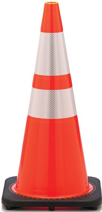 3004237 ORANGE TRAFFIC CONE W/REFLECT 28IN