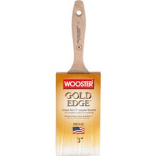 3" Gold Edge varnish CT polyester paintbrush
