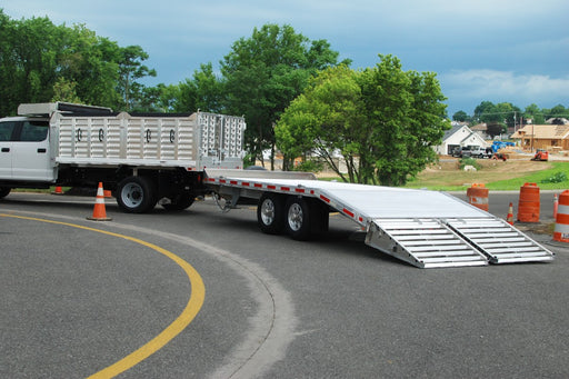 Eby 24 Foot Aluminum Equipment Deckover Trailer. 10,000 GVW (0)
