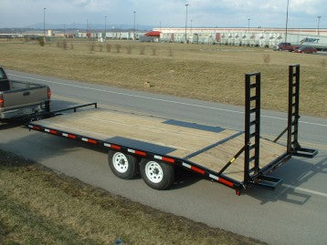 Rent a 20 ft Deckover Equipment Trailer, 20' Long, 10,000lb GVWR (0)