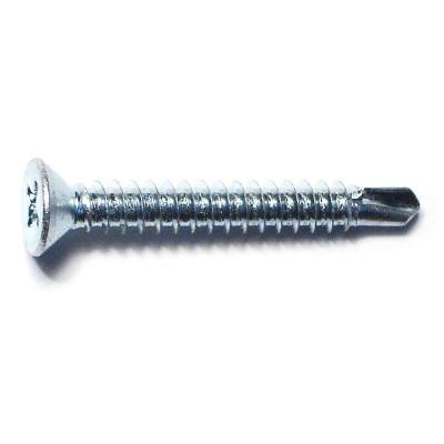 8 x 1-1/4 Ph Flat SDS Zn
