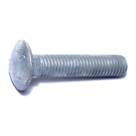 /2-13 x 2-1/2 Carriage Bolts - Galvanized  Box/25