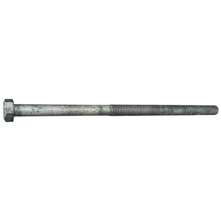 1/2-13 x 10 Galv Coarse Hex Bolt Grade 2  Box/25