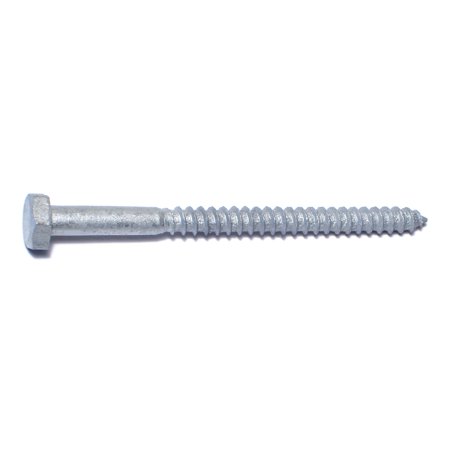Galvanized 1/4 x 3-1/2 Hex Lag Screws 100/box