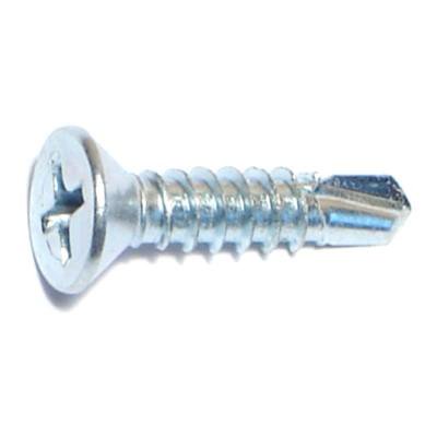 Phillips Flat Self-Drilling Screw 8 x 3/4
