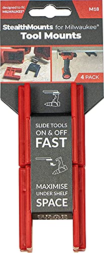 Milwaukee M18 Tool Mount 4 Pack Red